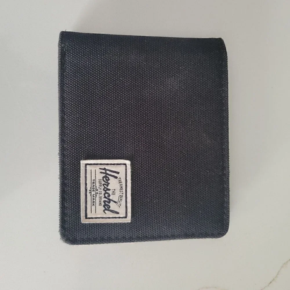 Herschel Supply Co Roy coin RFID wallet in black